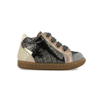 shoo-pom-bouba-zip-box-chaussure-premiers-pas-noir-platine-cuir-m-tallis image 5