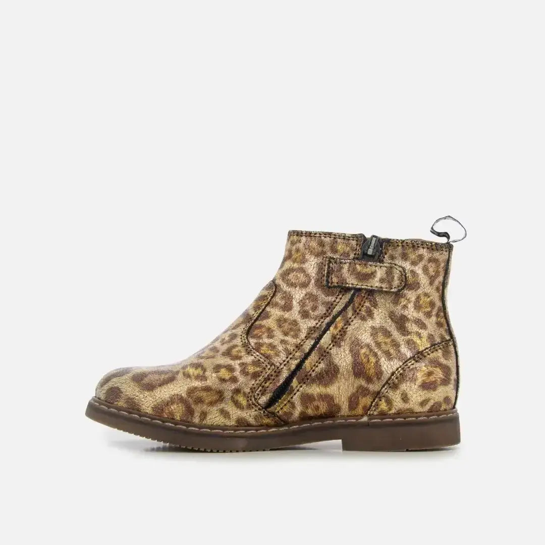 pom-d-api-city-jodzip-boots-l-opard-oro-fille image 3