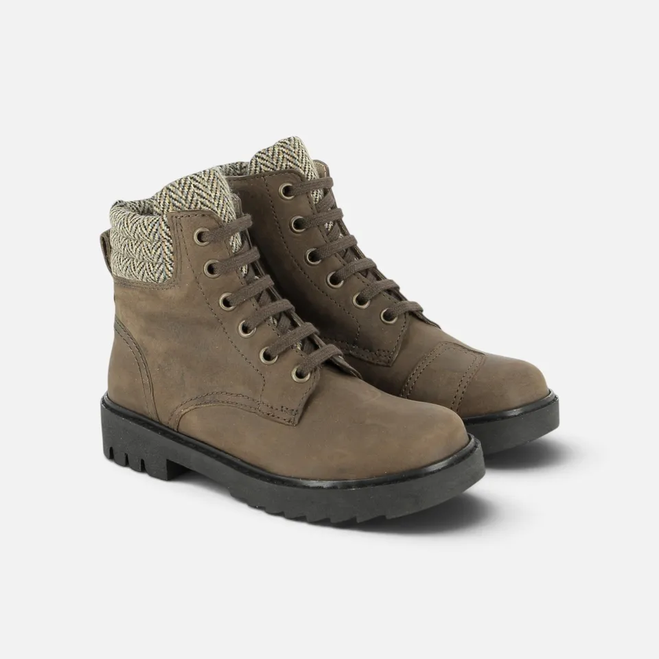 pom-d-api-sid-hi-bike-boots-montante-enfant-brun-semelle-noire image 1