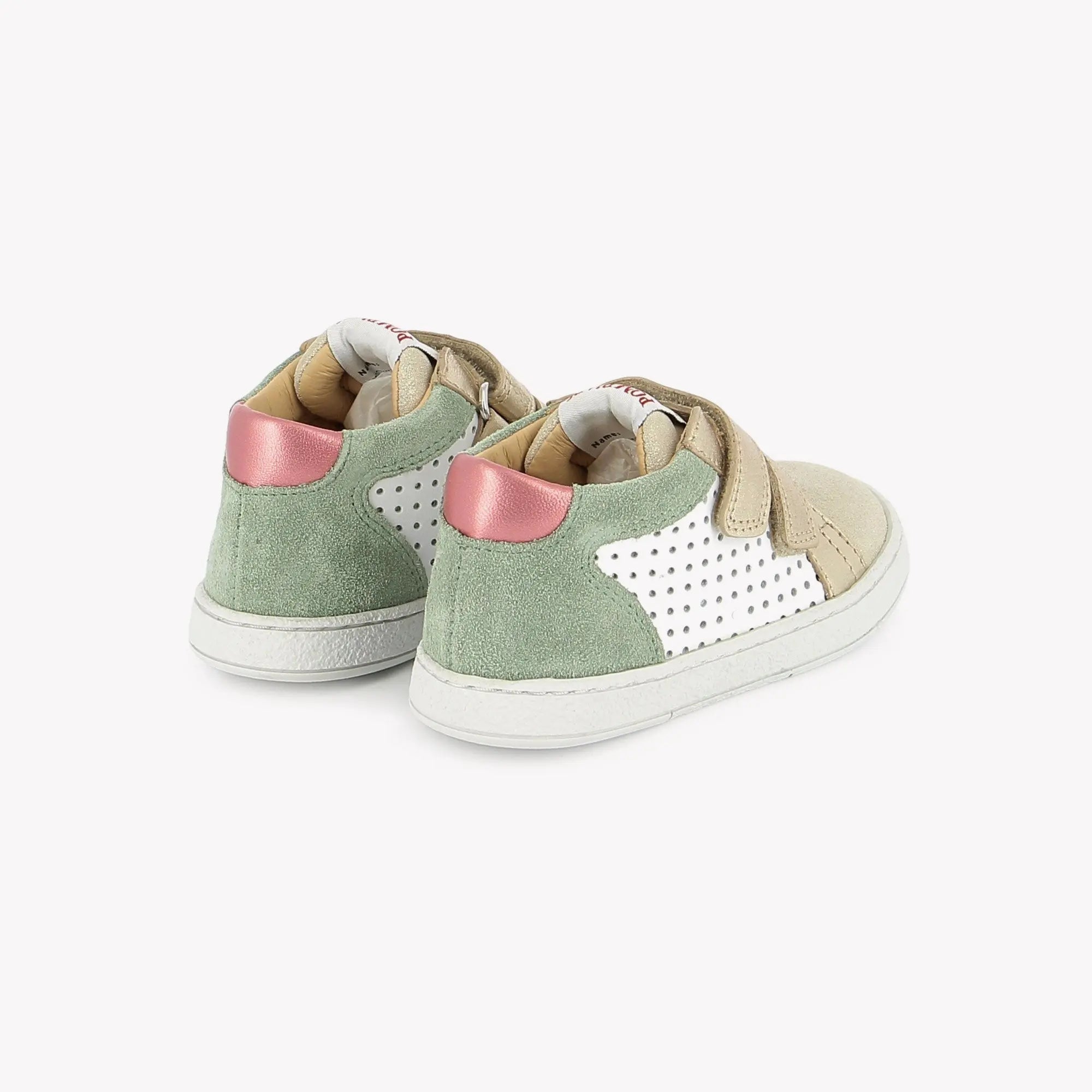 pom-d-api-mousse-easy-perfo-basket-fille-gold-platine-sauge image 3