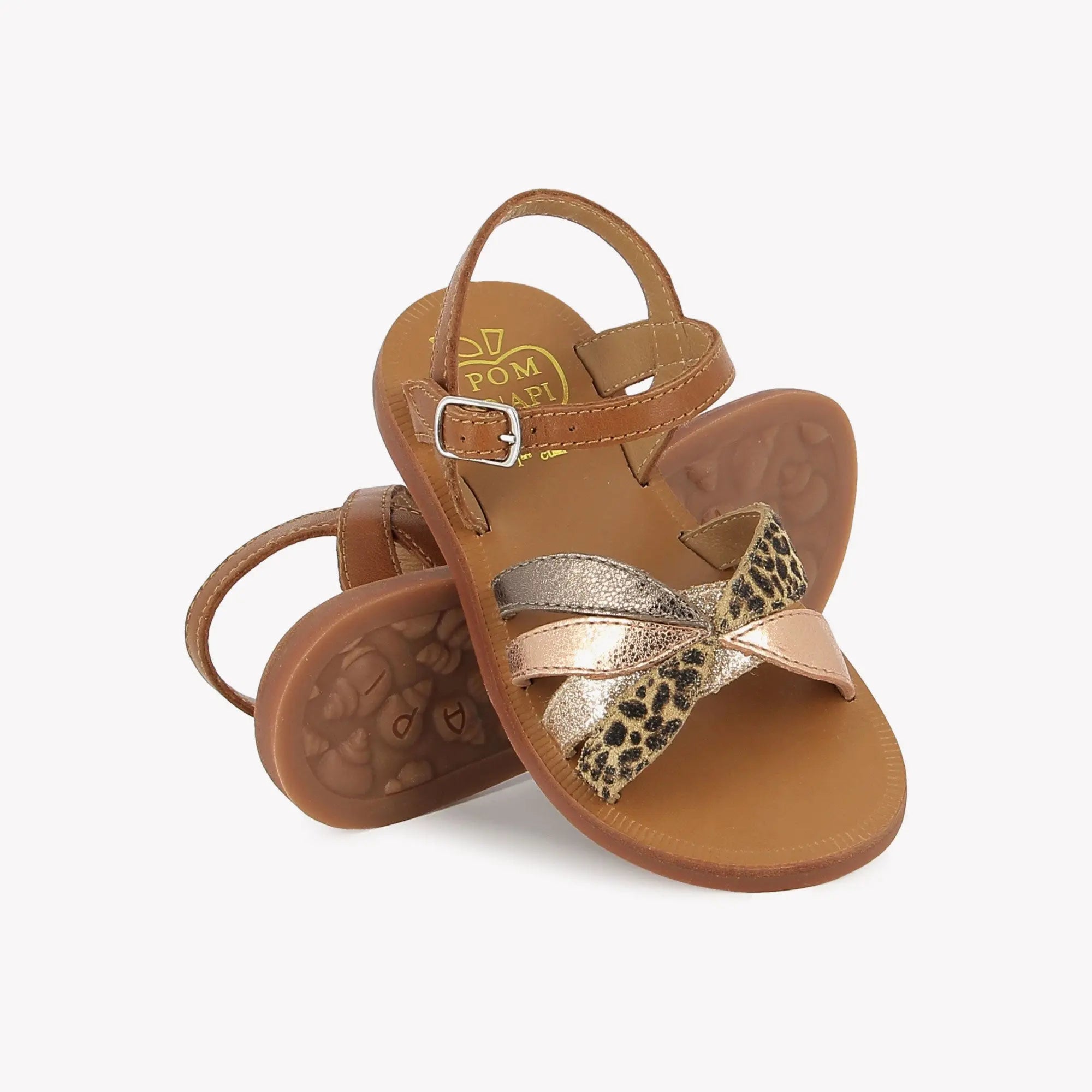 pom-d-api-plagette-oto-sandales-fille-cuero-cuivre image 2