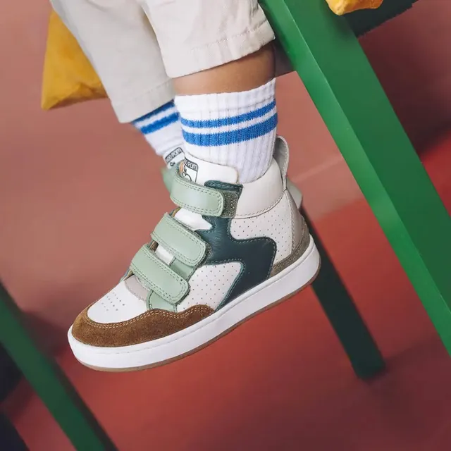 shoo-pom-teams-jog-scratch-basket-gar-on-cuir-craie-menta image 1