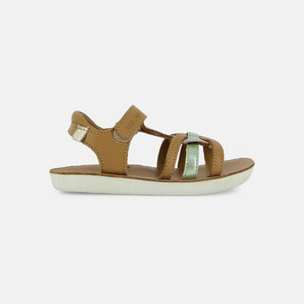 shoo-pom-goa-4ever-sandales-cuir-enfant-nappa-laminato-kameel-lila image 4