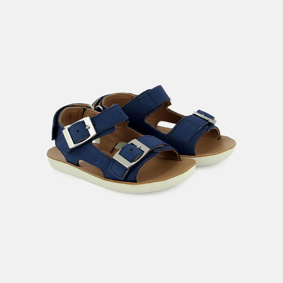 shoo-pom-goa-back-easy-sandales-enfant-cuir-twilight-nubuck image 1