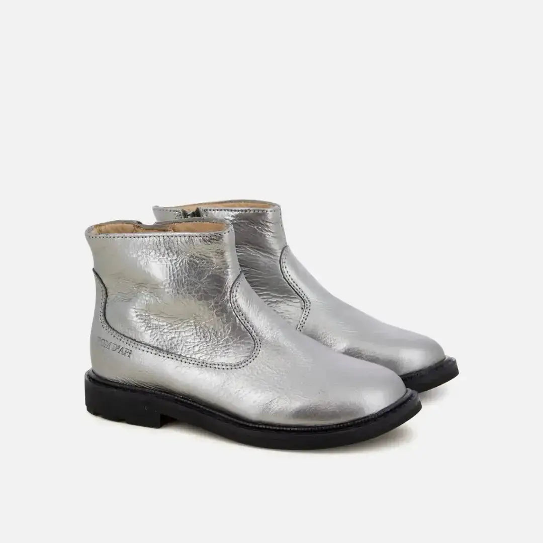 pom-d-api-sister-boots-sl-bottine-argent-fille image 1