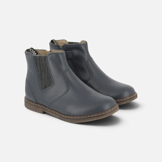 pom-d-api-city-jodzip-bottines-fille-marine image 1