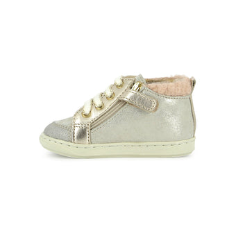 shoo-pom-bouba-pom-pom-chaussures-premiers-pas-dust-white-platinum image 5