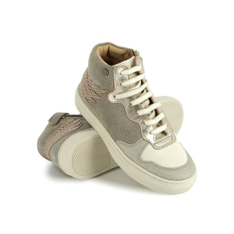 shoo-pom-elow-wings-basket-montante-enfant-velours-dk-beige image 3