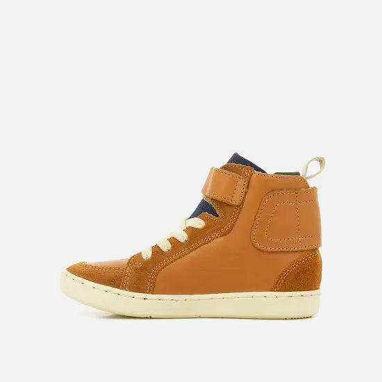 shoo-pom-play-back-scratch-baskets-enfant-cuir-camel image 3