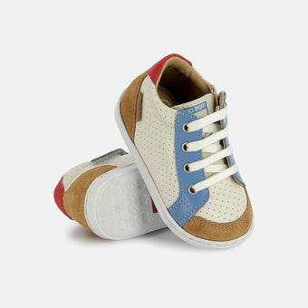 shoo-pom-bouba-ritsbox-chaussure-premiers-pas-nappa-velours-terra-jeans image 2