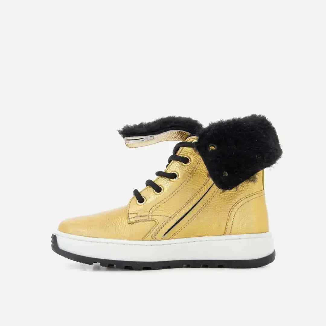 pom-d-api-flow-park-boots-fille-dor-lacets image 2