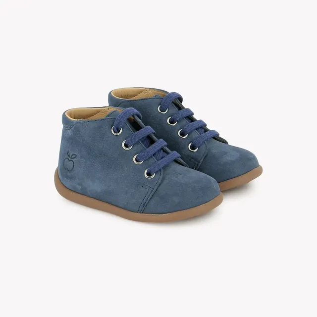 pom-d-api-stand-up-bottine-nubuck-jeans-gar-on-premiers-pas image 1