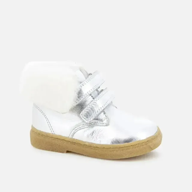 pom-d-api-trix-easy-fur-bottines-fille-argent image 1