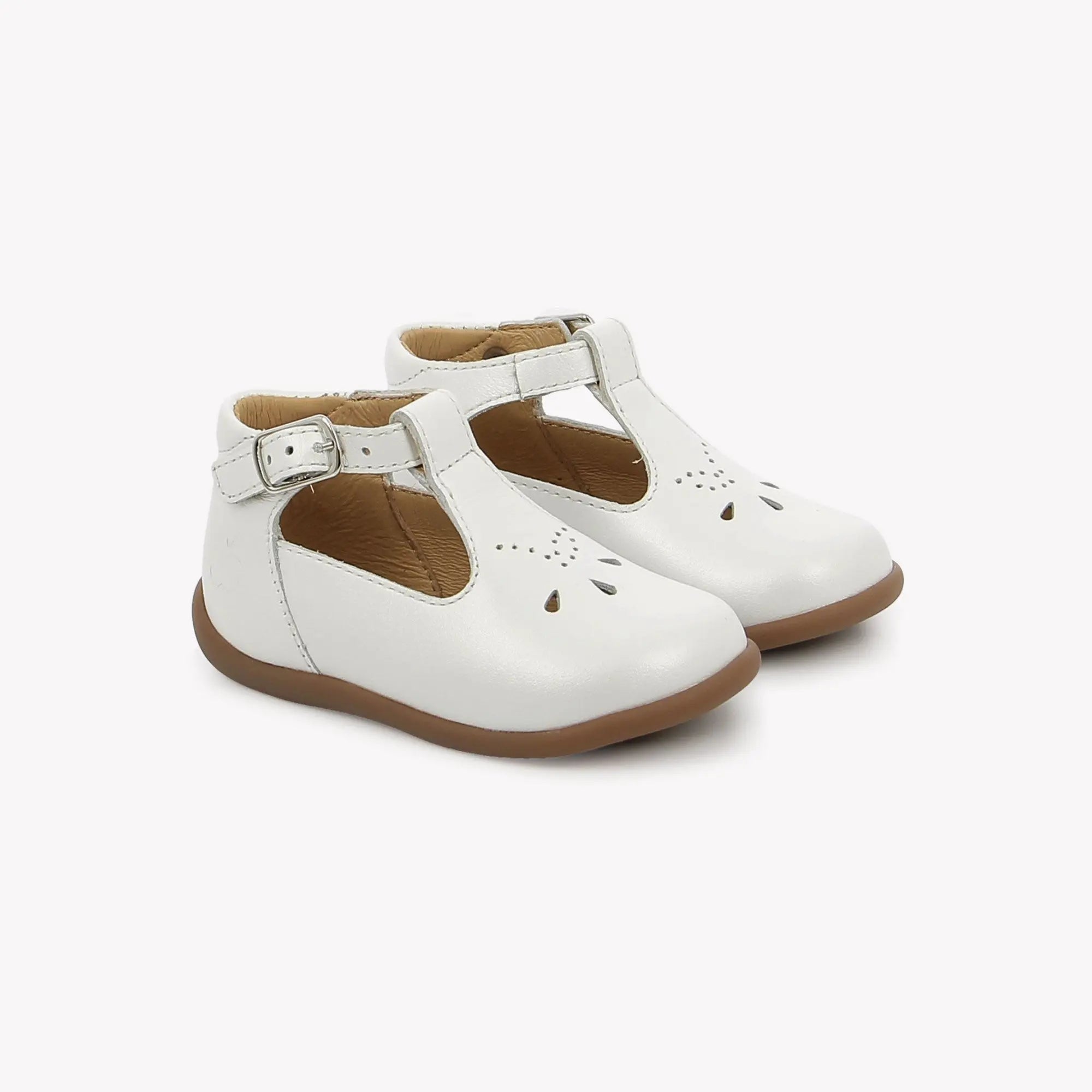 pom-d-api-stand-up-salom-premiers-pas-fille-softy-perlato-blanc image 1