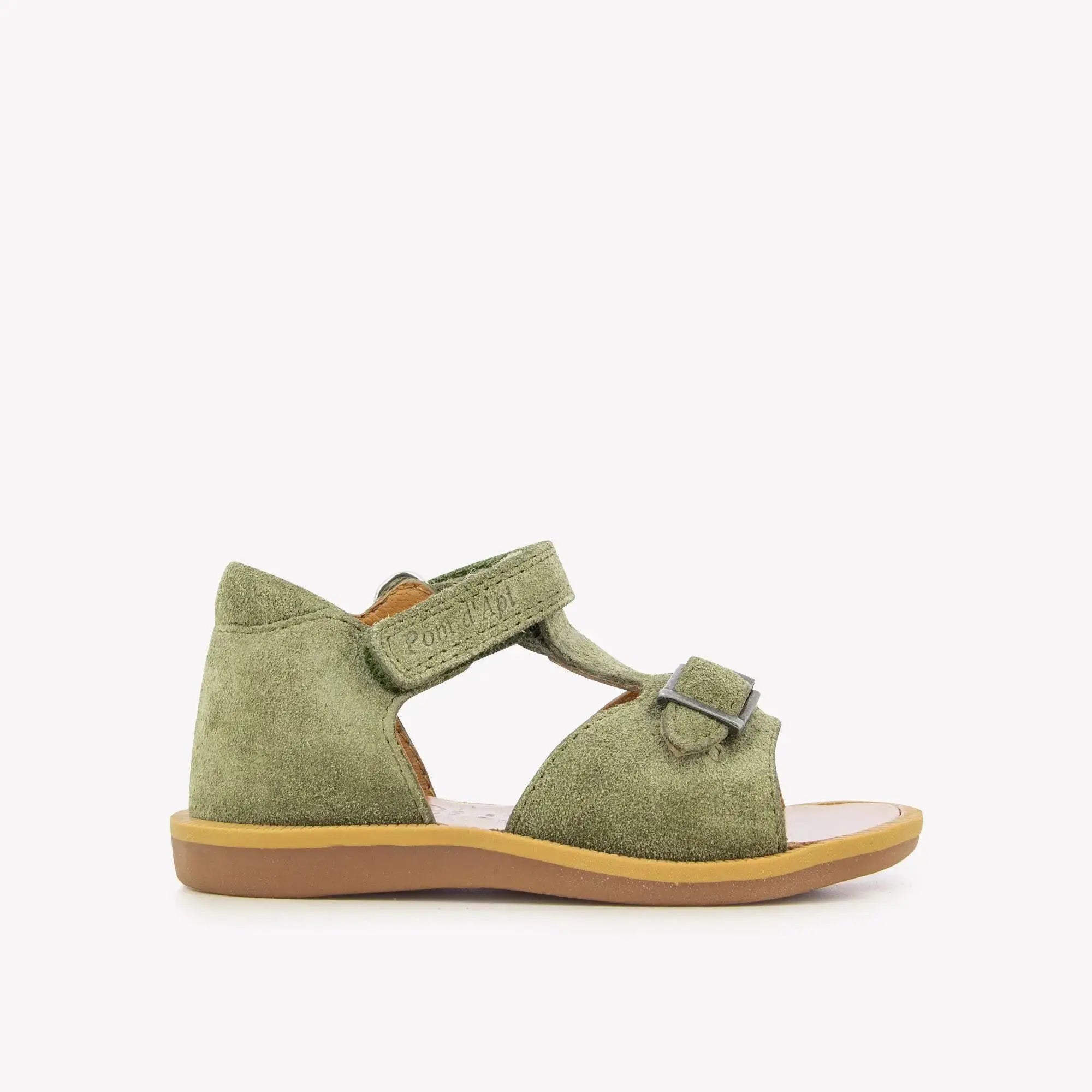 pom-d-api-poppy-easy-sandale-scratch-gar-on-velours-kaki image 3