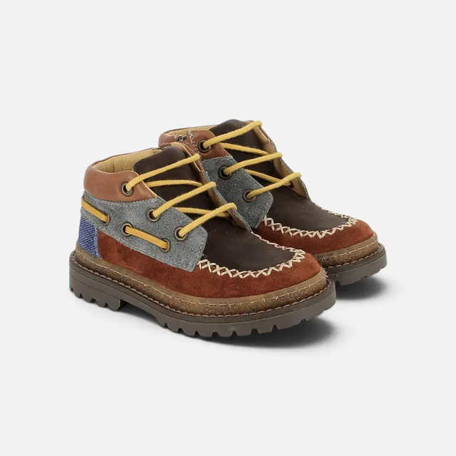 pom-d-api-wall-boat-vel-kentuky-chaussure-basse-enfant-brique-basilic image 1