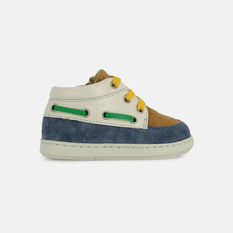 shoo-pom-bouba-boot-chaussure-premiers-pas-jeans-camel image 4