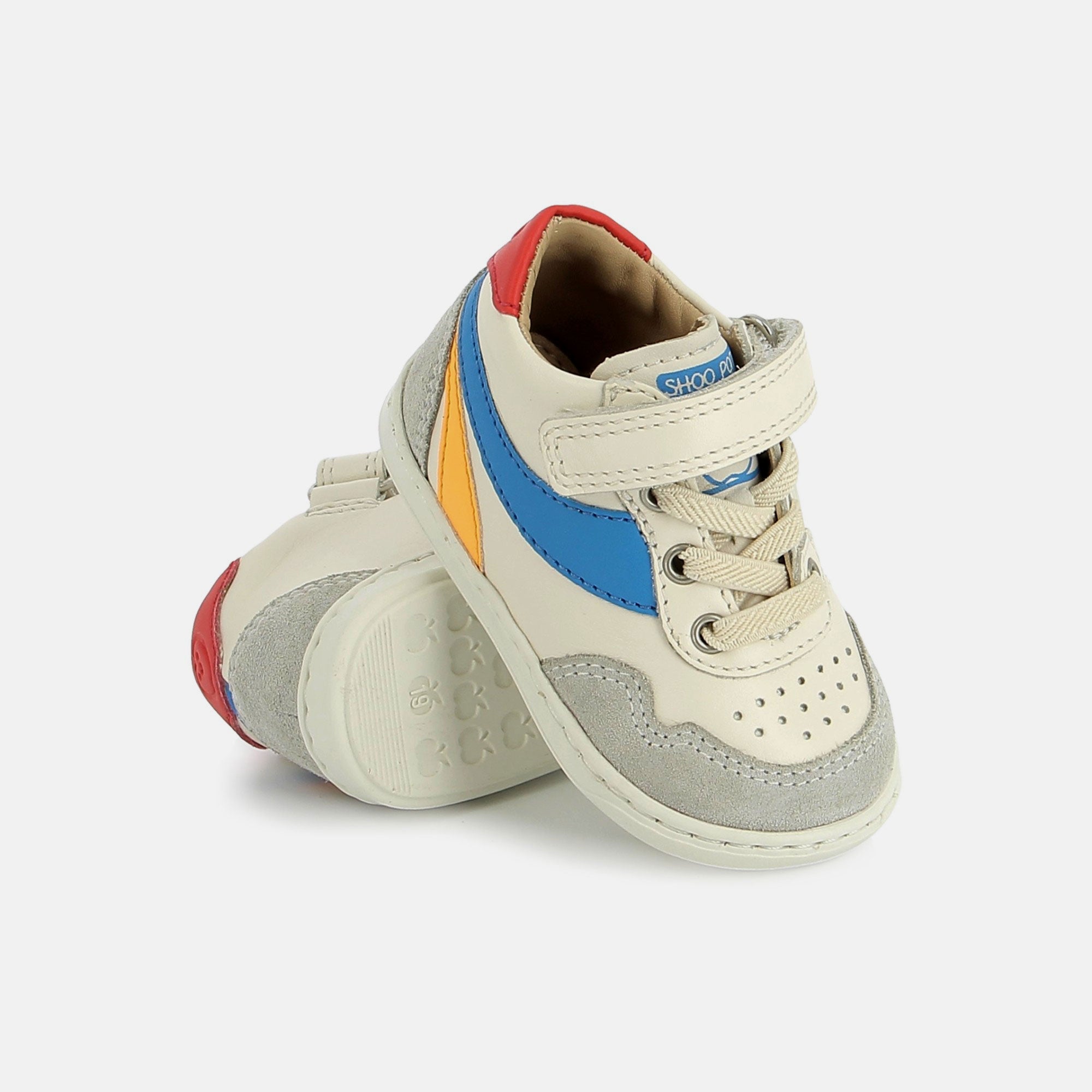 shoo-pom-bouba-ziva-basket-premiers-pas-gar-on-off-white-blue image 3