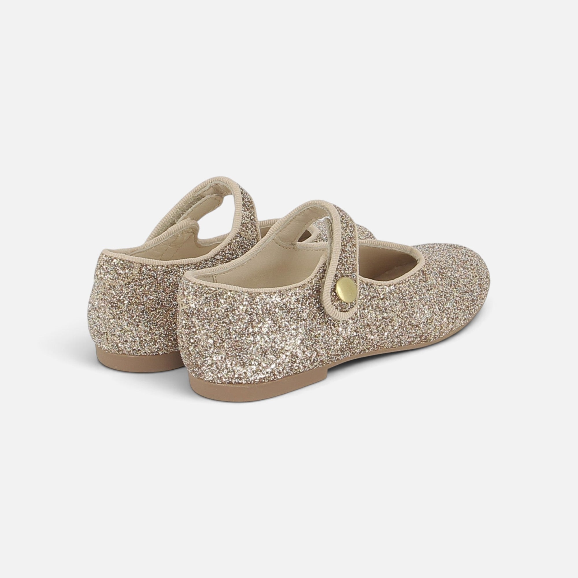 pom-d-api-daisy-baby-ballerine-fille-platine-glitter image 2