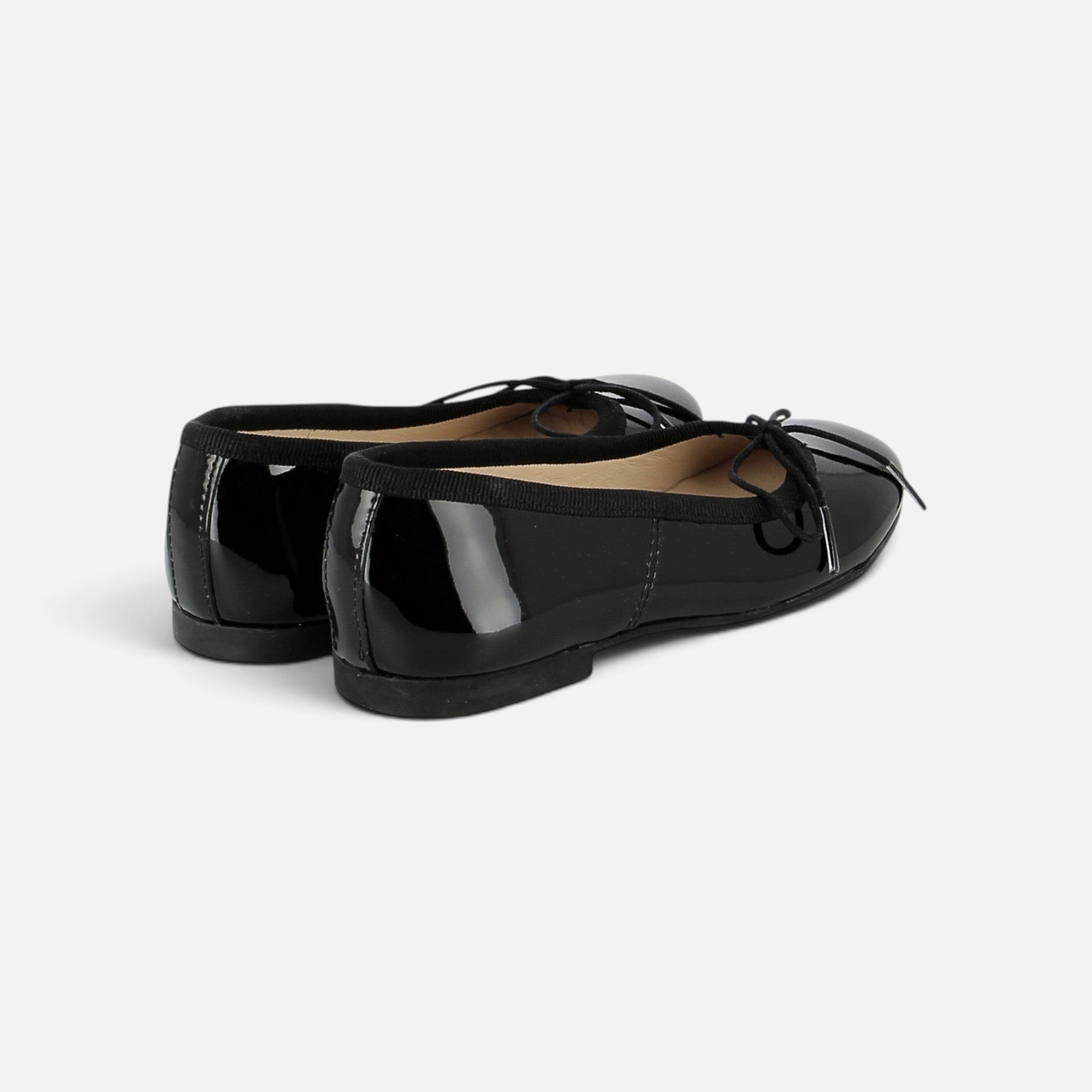 pom-d-api-dory-bal-ballerine-fille-noir-vernis image 2