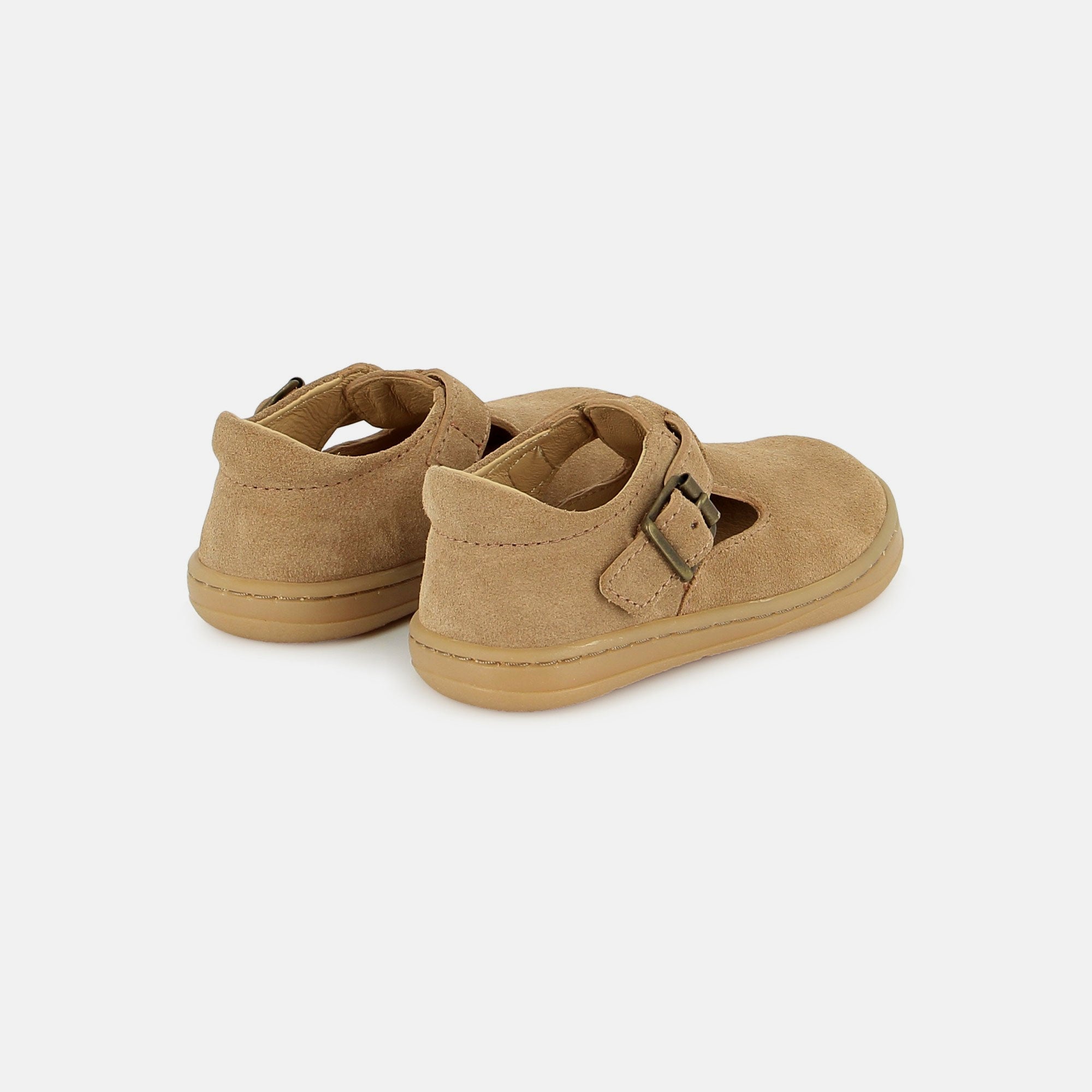 shoo-pom-bare-clog-sabots-barefoot-b-b-velours-camel-light image 3