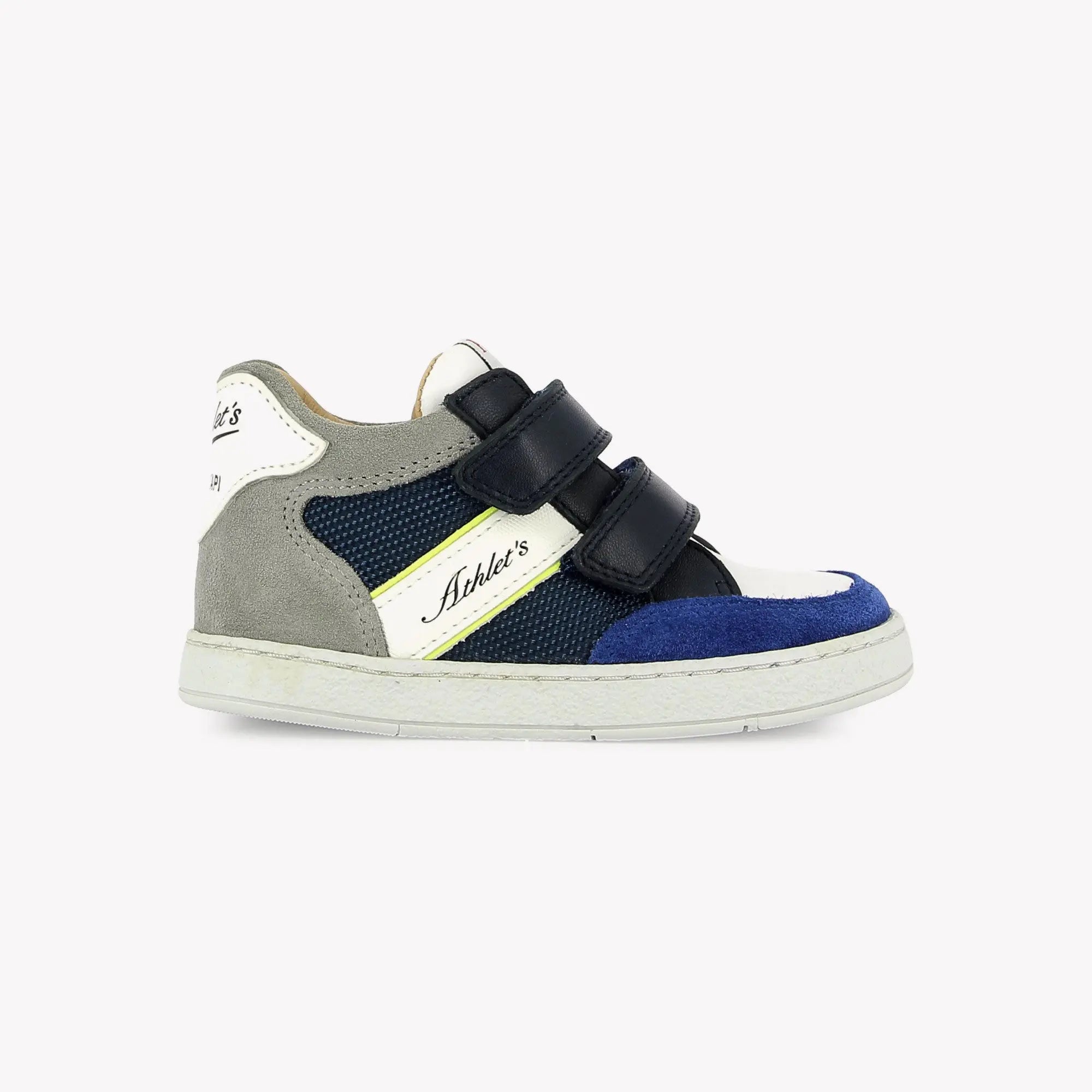 pom-d-api-mousse-easy-racing-basket-enfant-off-white-marine image 4