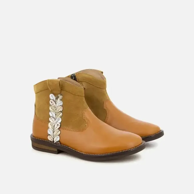 pom-d-api-billy-ferns-sl-bottine-enfant-camel-cuivr image 1