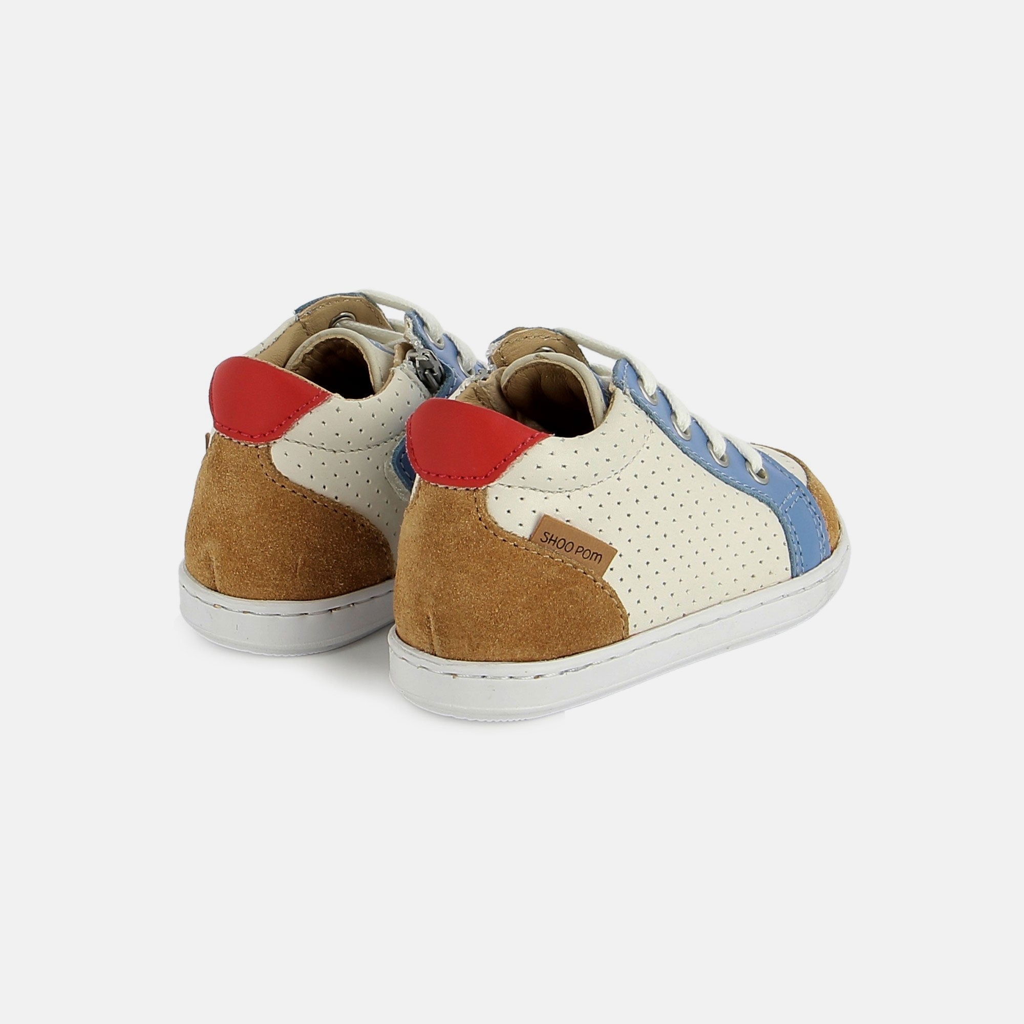 shoo-pom-bouba-zip-box-bottine-premiers-pas-terra-jeans-cuir image 3