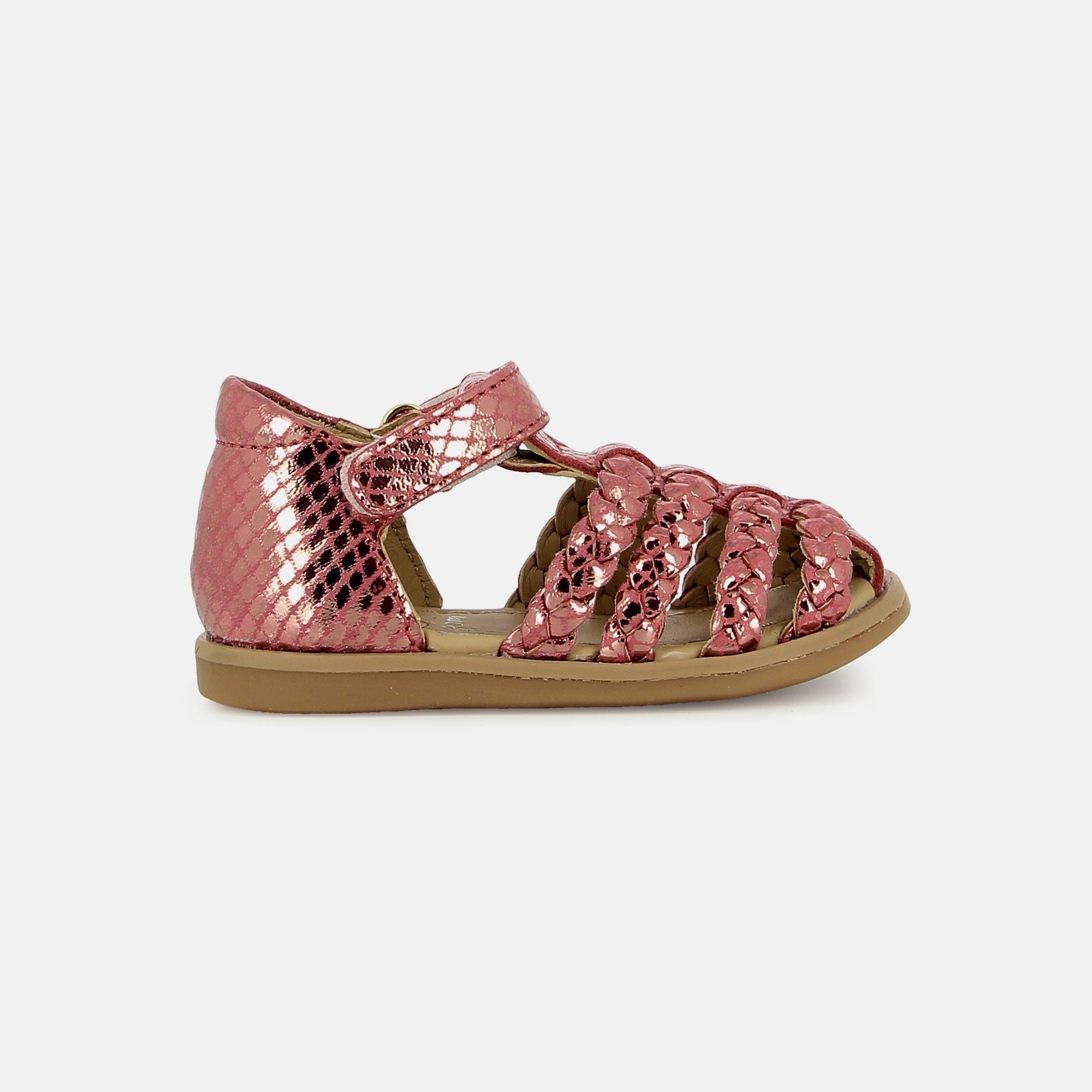 shoo-pom-tity-wowo-sandale-premiers-pas-cuir-lukaa-cherry image 5