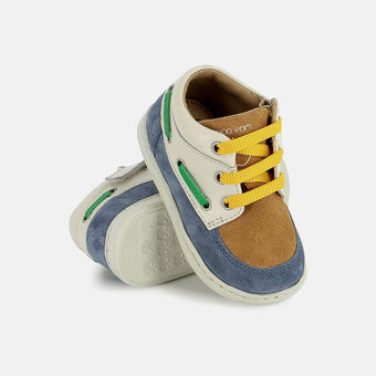 shoo-pom-bouba-boot-chaussure-premiers-pas-jeans-camel image 2