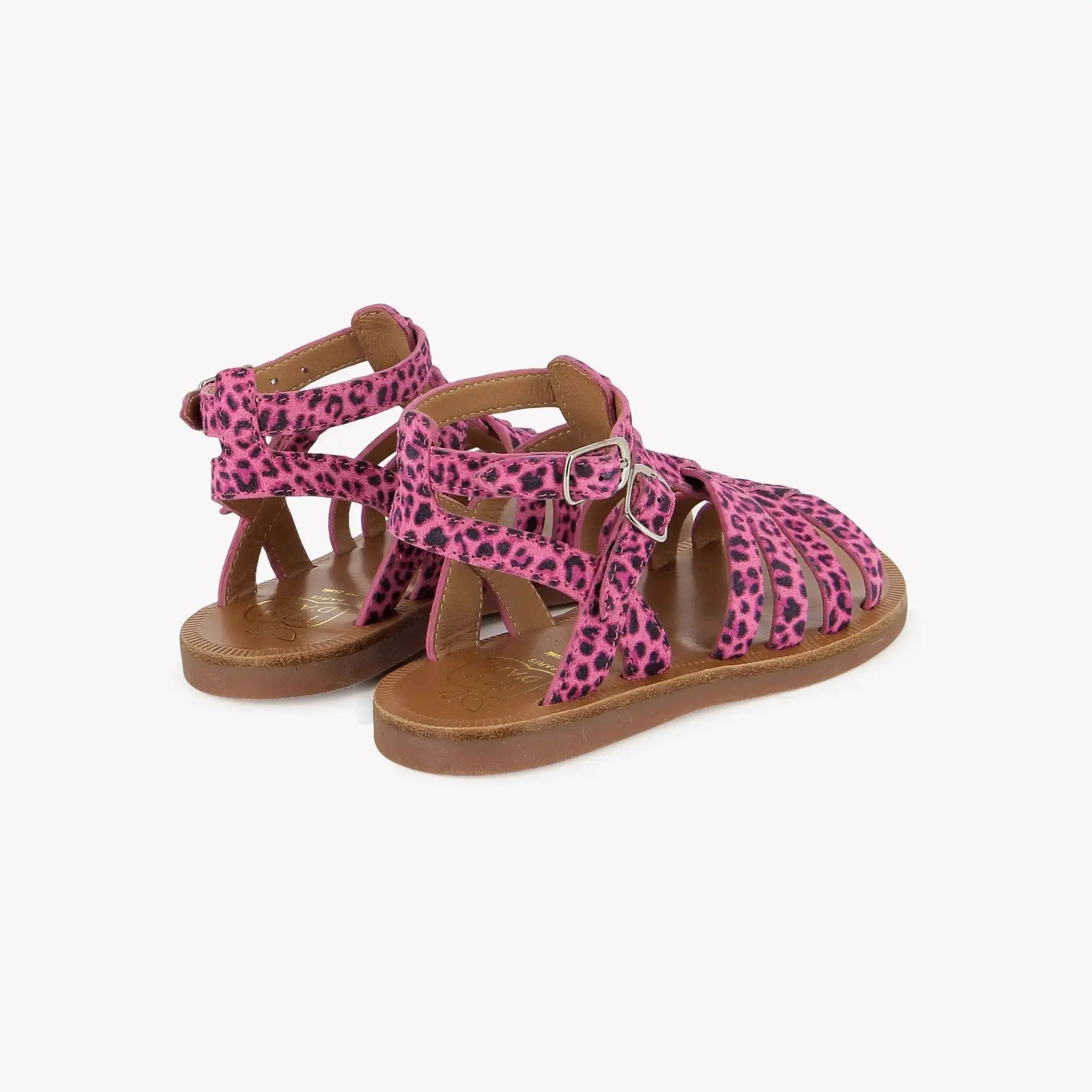 pom-d-api-plagette-gladiator-mini-leo-sandale-enfant-peonia image 3