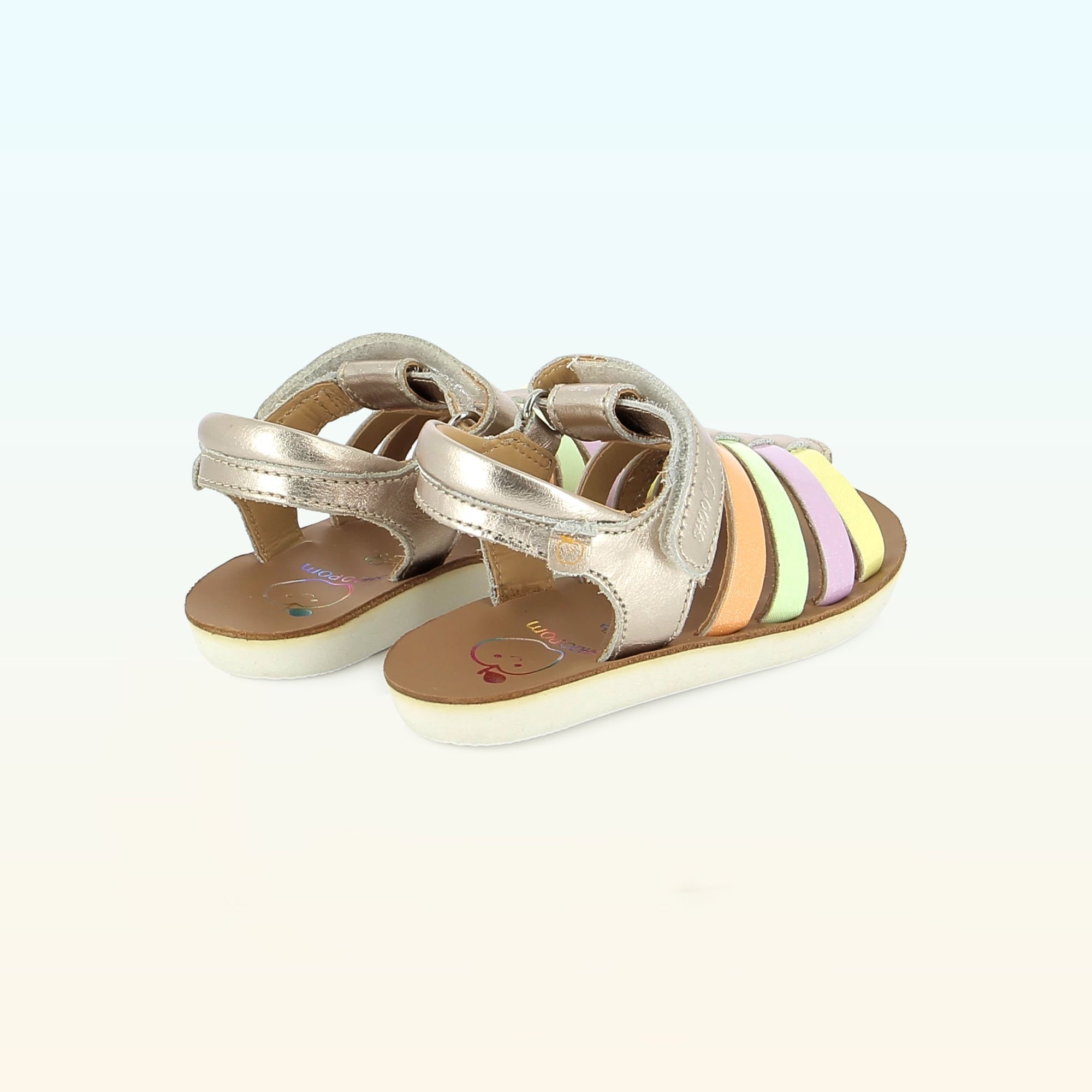 shoo-pom-goa-spart-sandale-fille-cuir-bronze-m-tallis-brides image 5