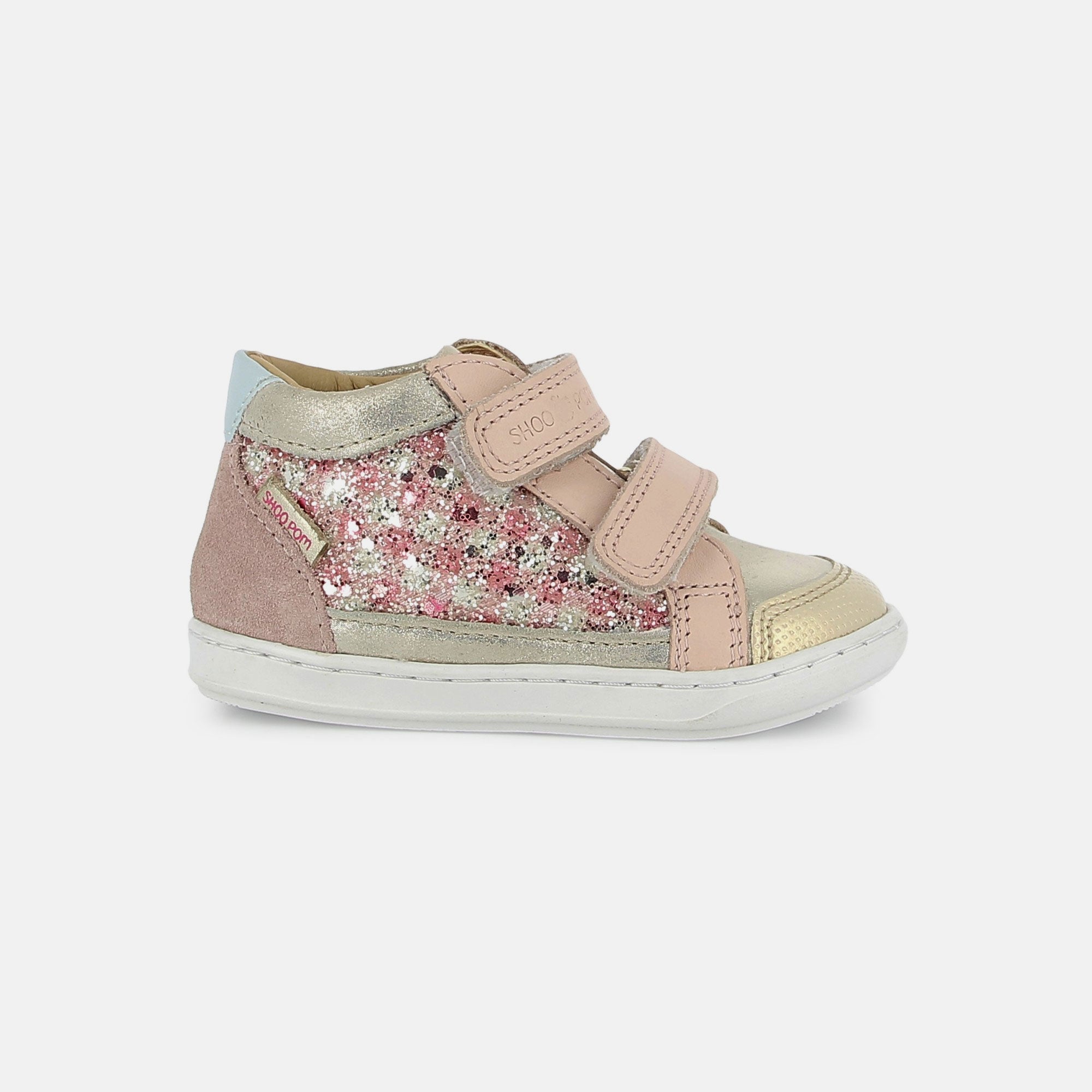 shoo-pom-bouba-easy-co-basket-premiers-pas-multi-glitter image 3