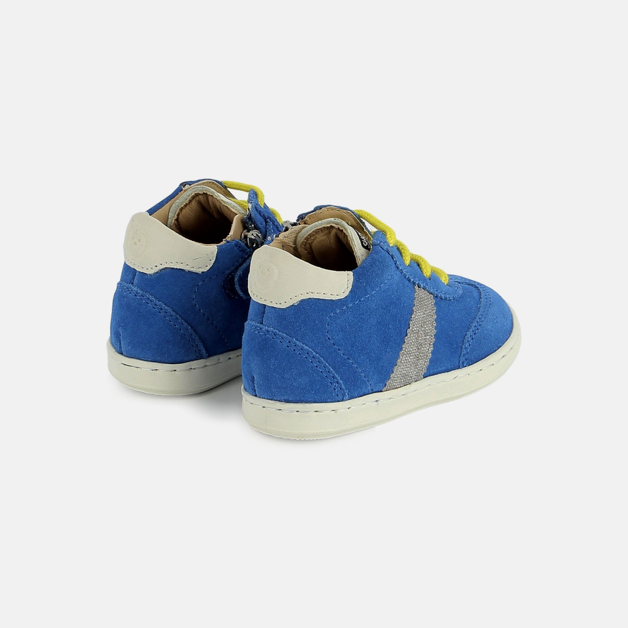 shoo-pom-bouba-lazy-basket-premiers-pas-velours-sky-blue image 3