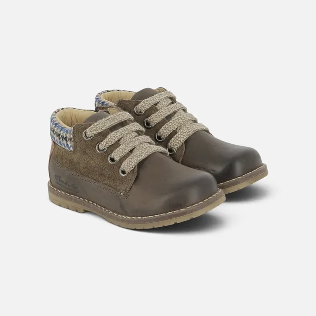 pom-d-api-bob-zip-work-bottine-gar-on-marron-brun-mousse-kentuky-velours image 1
