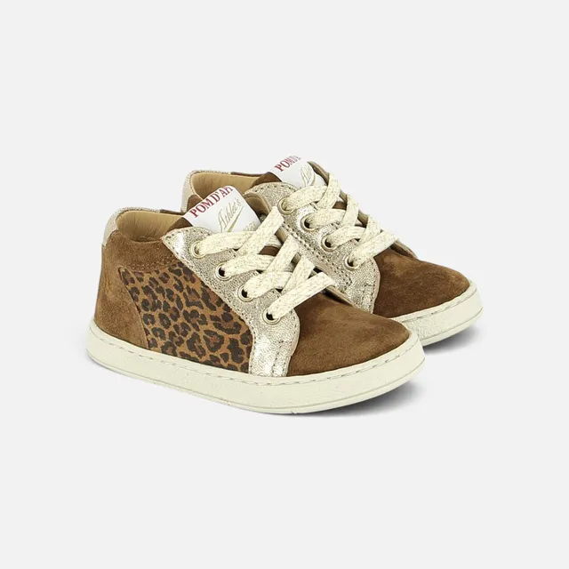 pom-d-api-mousse-zip-top-basket-cuir-miel-naturel-leo image 1