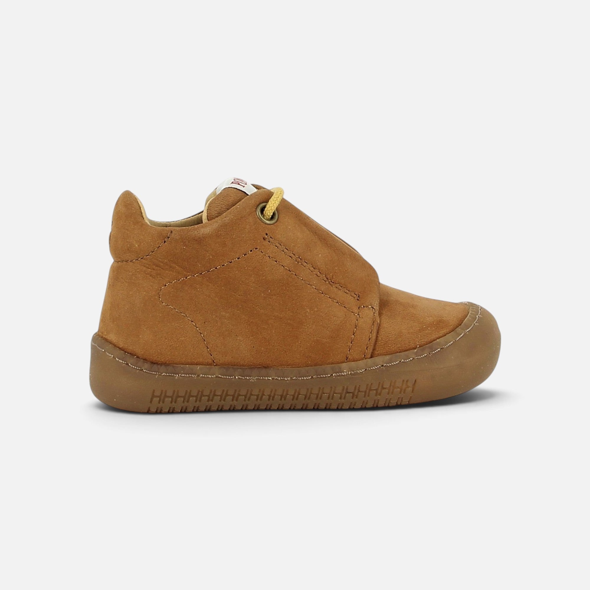 pom-d-api-yaka-speed-chaussure-premiers-pas-nubuck-camel-barefoot image 4