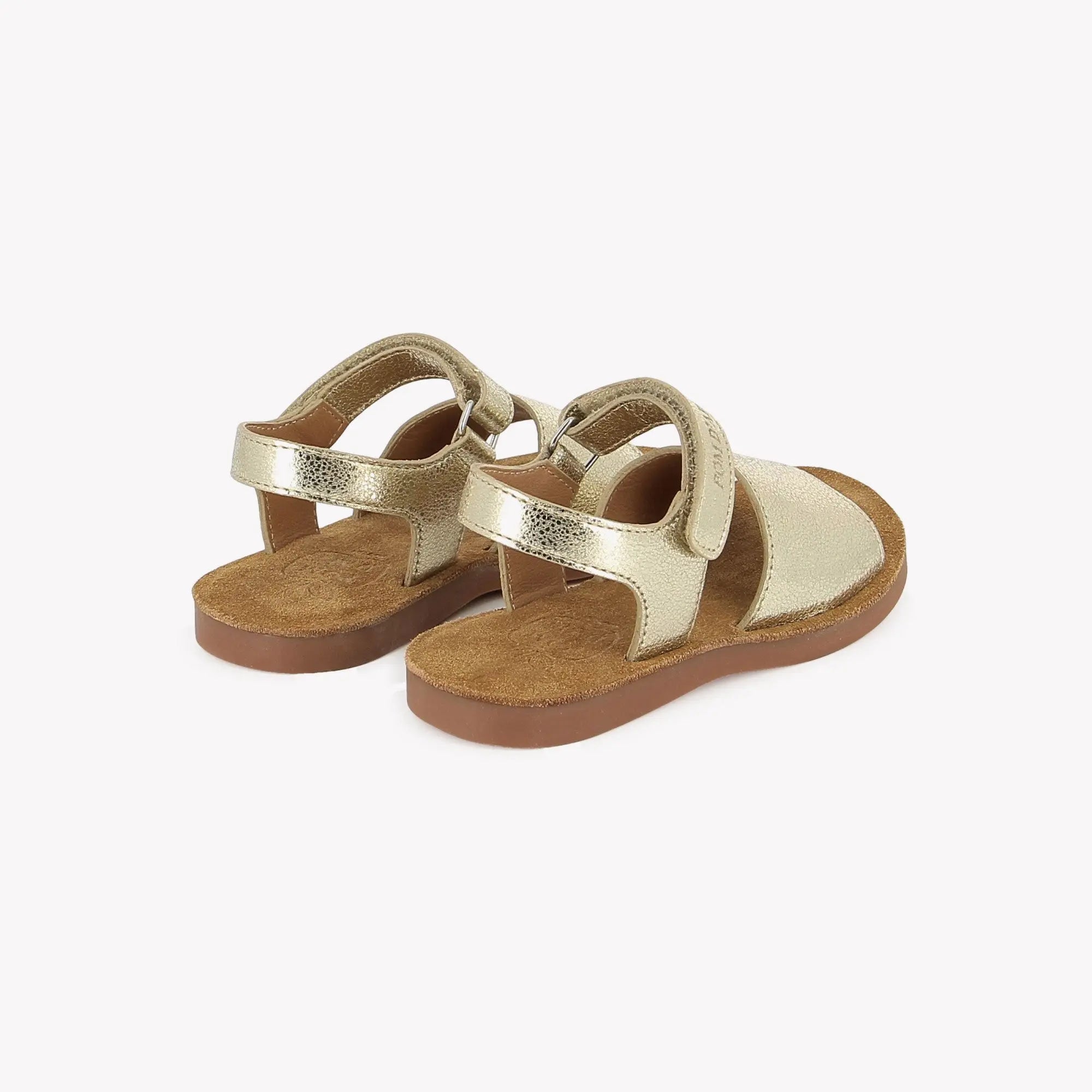 pom-d-api-plage-air-easy-sandales-fille-laminato-milled-champan-dor image 3