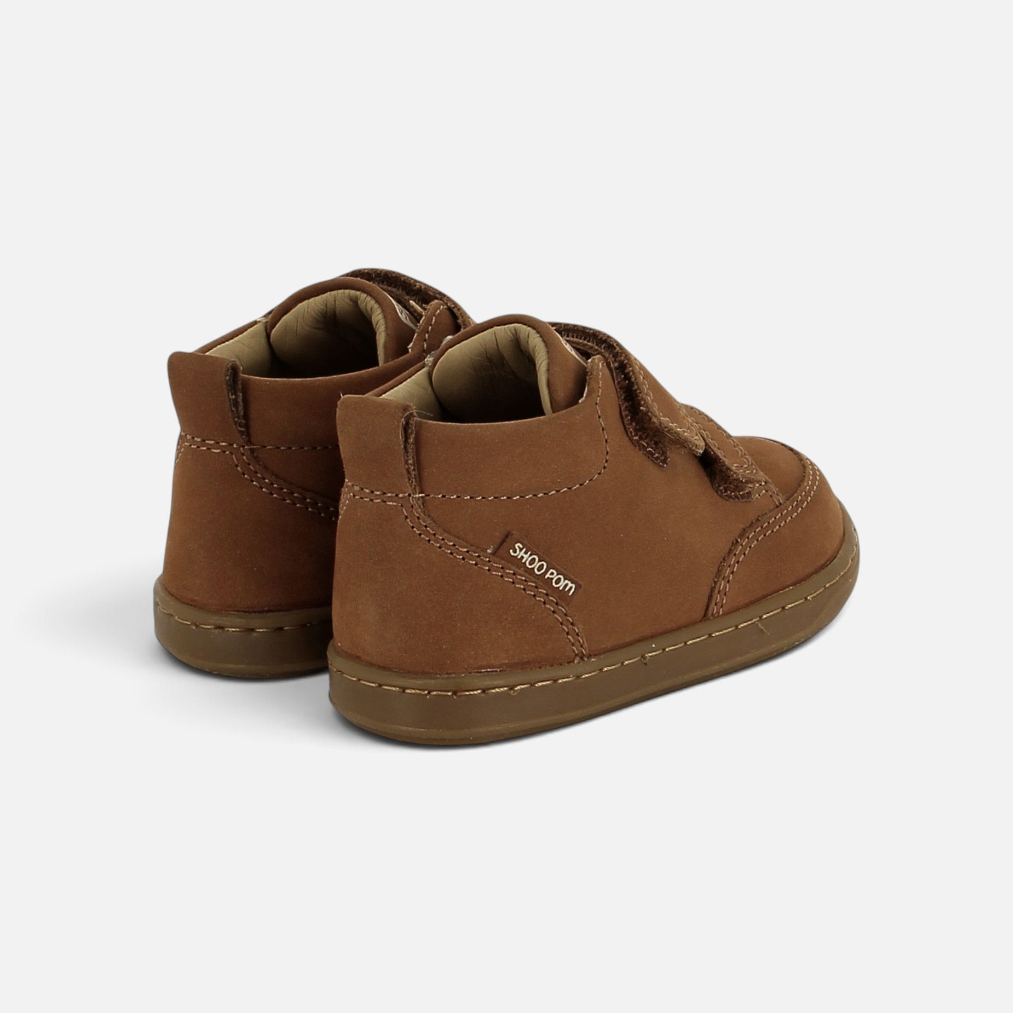 shoo-pom-bouba-scroll-easy-baskets-premiers-pas-camel-nubuck image 3