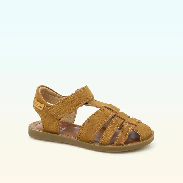 shoo-pom-solar-tonton-sandales-gar-on-textile-camel-bout-ferm-scratch image 1
