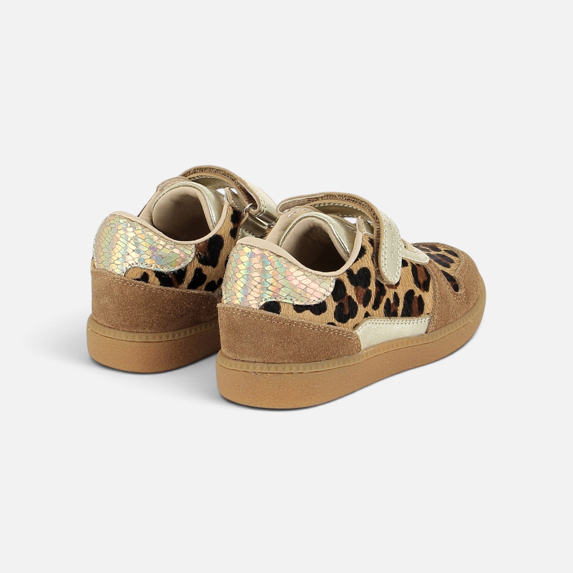 shoo-pom-sp-kix-lo-connect-basket-fille-platine-l-o-beige image 4