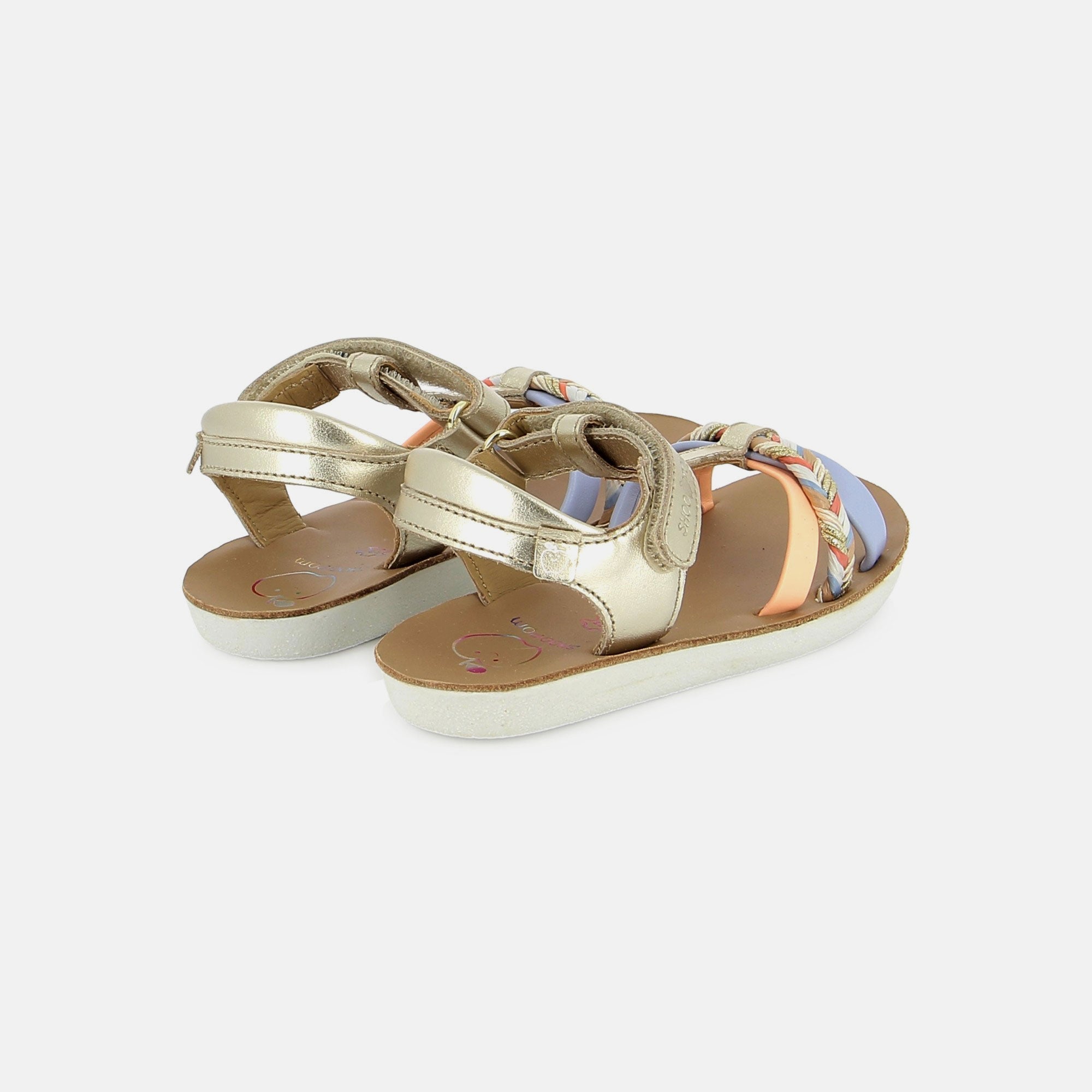 shoo-pom-goa-salome-sandale-enfant-laminato-platine-multi image 3