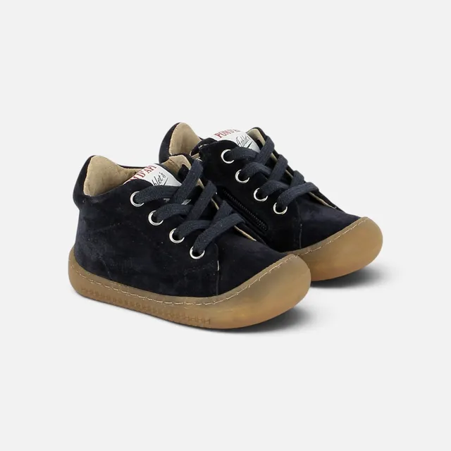pom-d-api-yaka-walk-barefoot-velours-navy-gar-on image 1