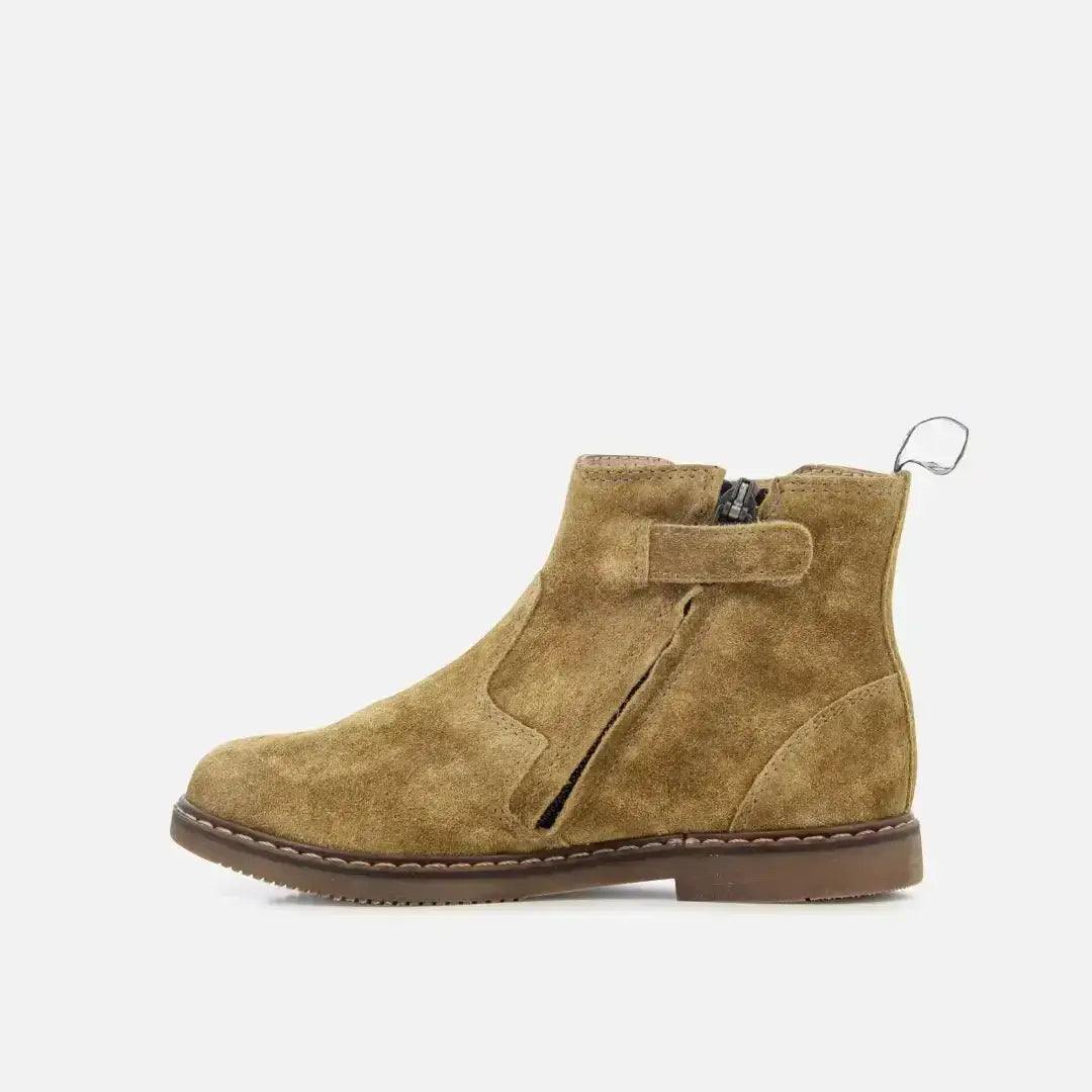 pom-d-api-city-jodzip-bottine-enfant-cuir-velours-marron image 3