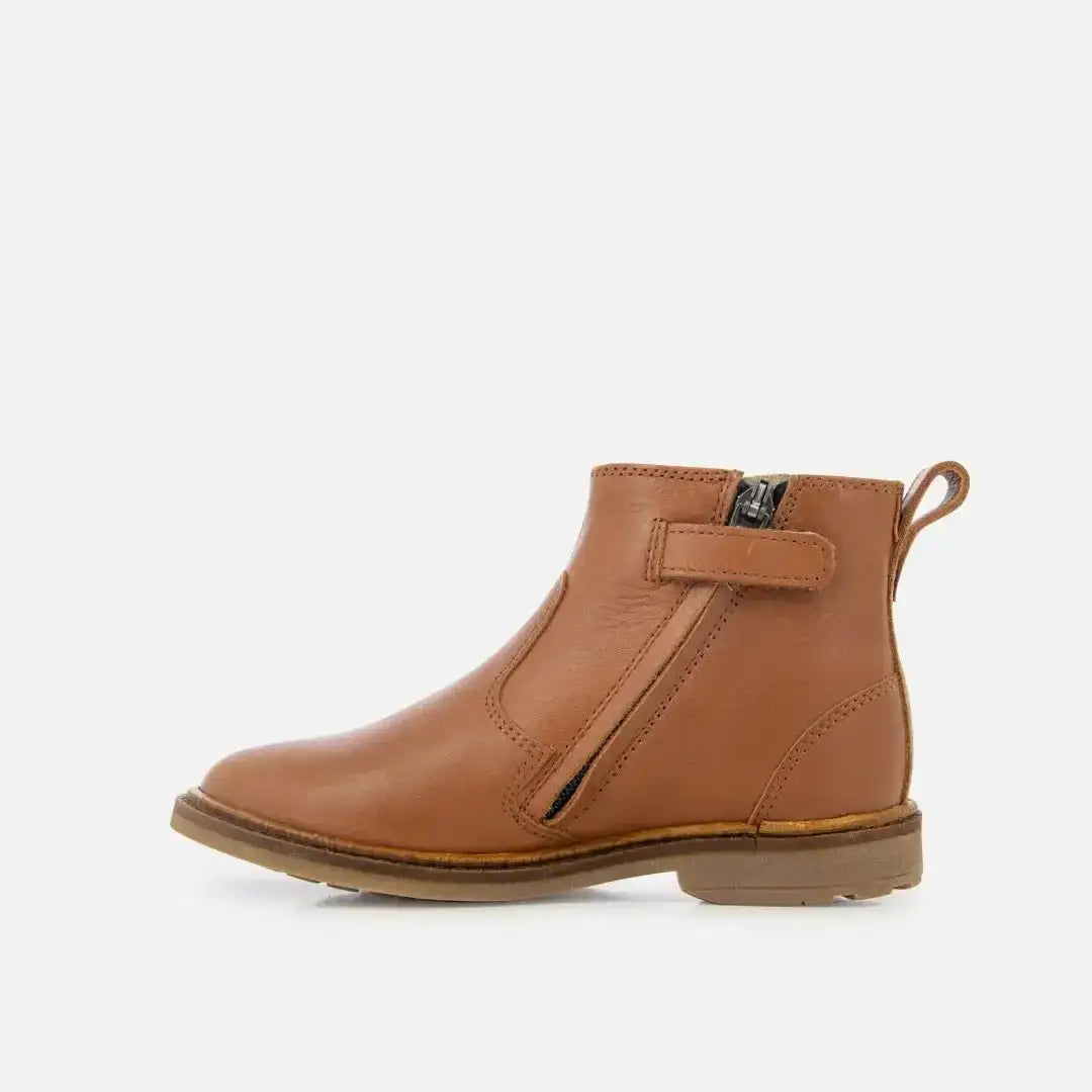 pom-d-api-sister-jodzip-bottine-enfant-cuir-camel image 3