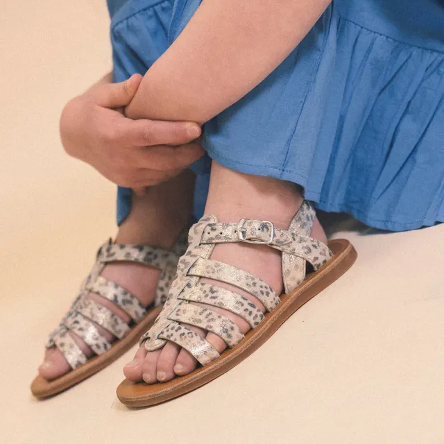 pom-d-api-plagette-strap-sandale-fille-bianco-platino image 1