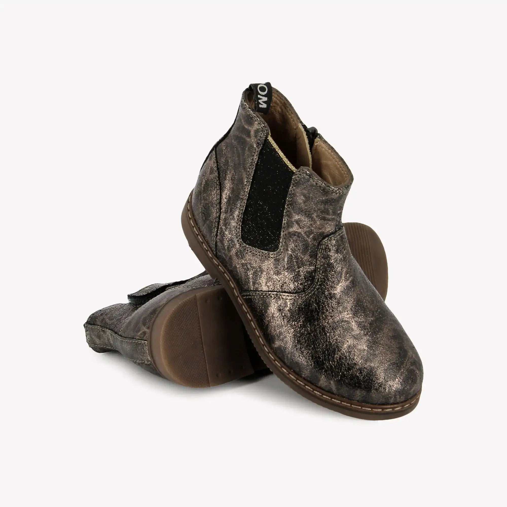 pom-d-api-city-jodzip-bottine-fille-cuir-iris-noir image 3