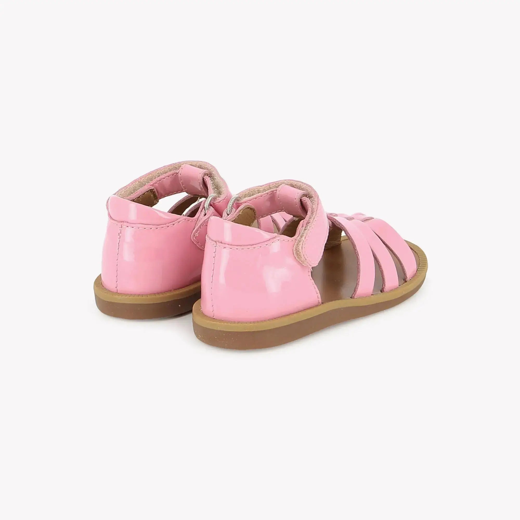 pom-d-api-poppy-strap-sandales-premiers-pas-rose-pink-candy image 3