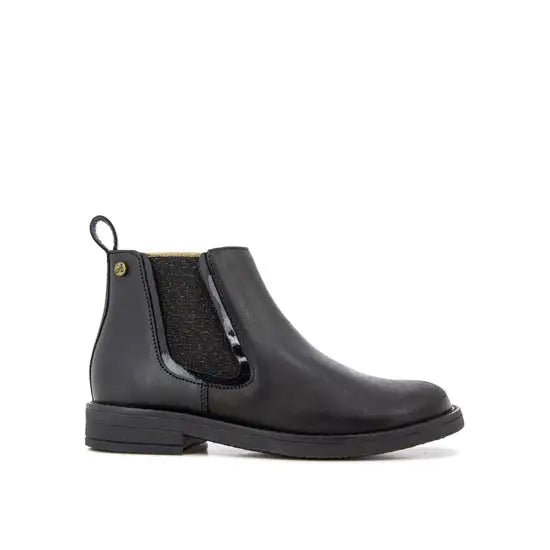 shoo-pom-baker-jod-bottine-enfant-cuir-noir image 2