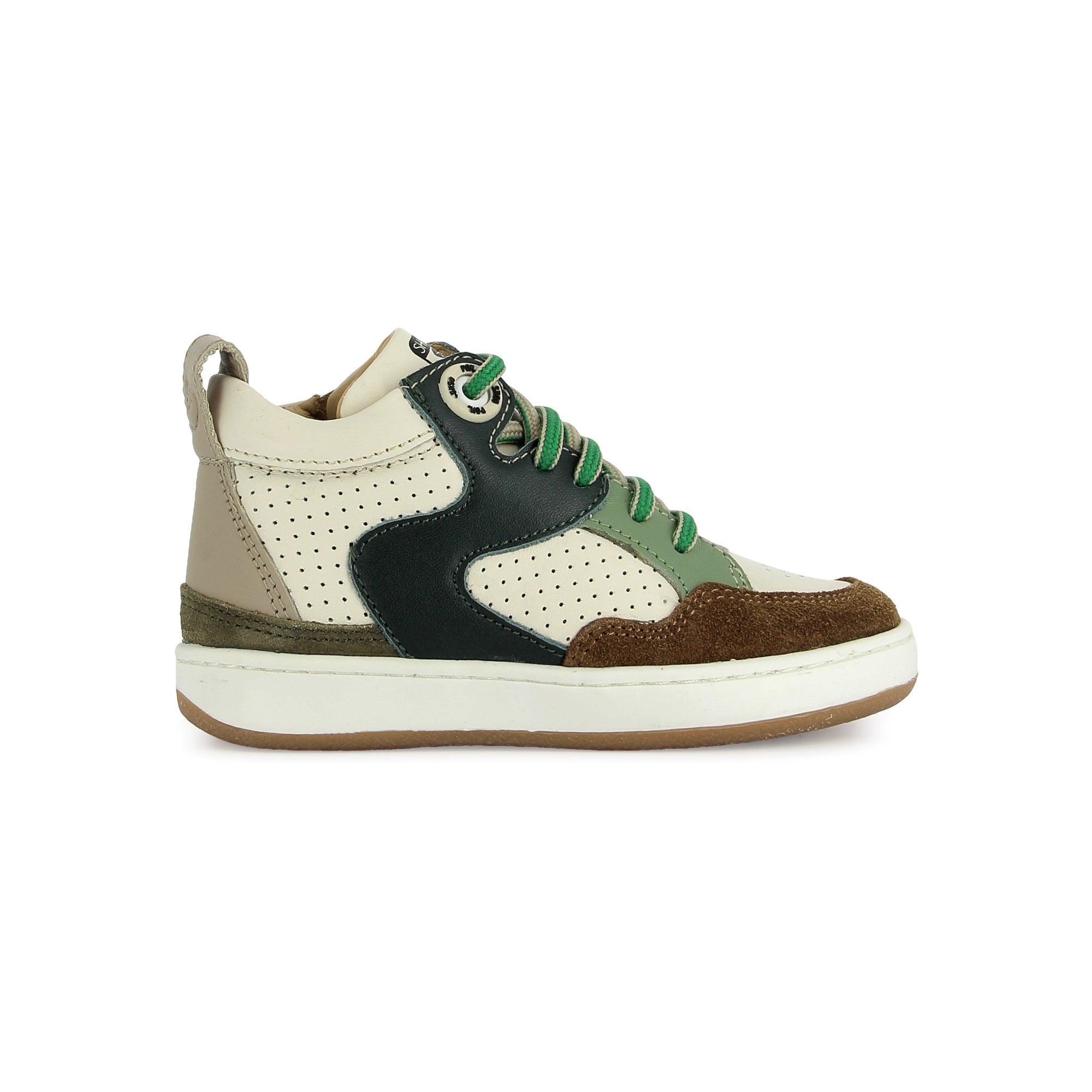 shoo-pom-teams-jog-lace-basket-montante-gar-on-craie-menta image 4